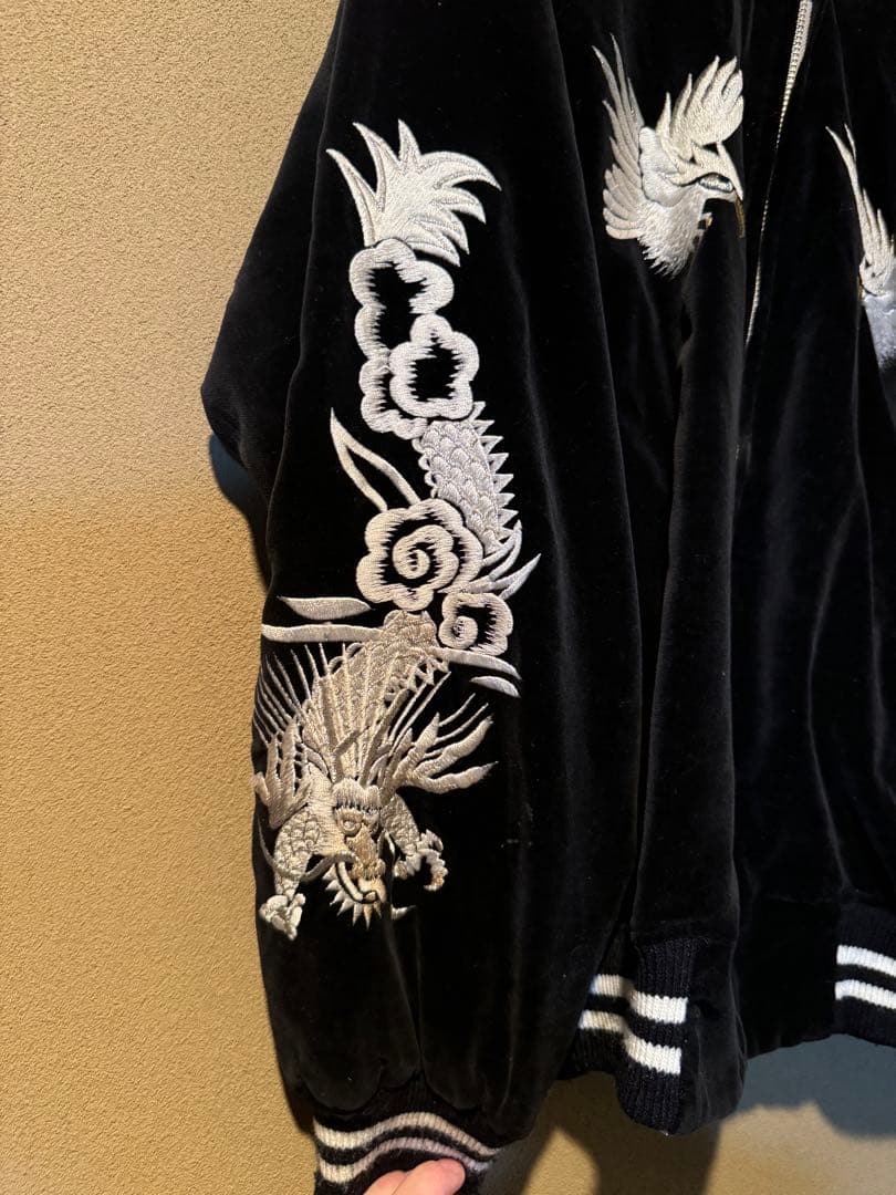 横浜プリンス商会　刺繍　スカジャン