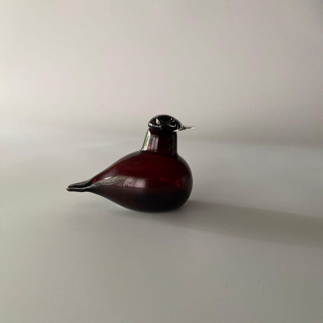 希少 廃盤 レッド 【 イッタラ】オイバ・トイッカ バードシリーズ