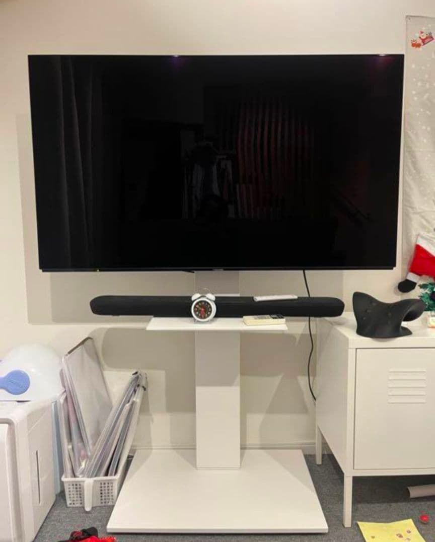 テレビスタンド/ホワイト