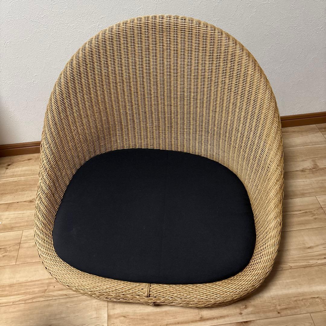 Loom Japan DARUMA ラタンチェア　美品　最安値2