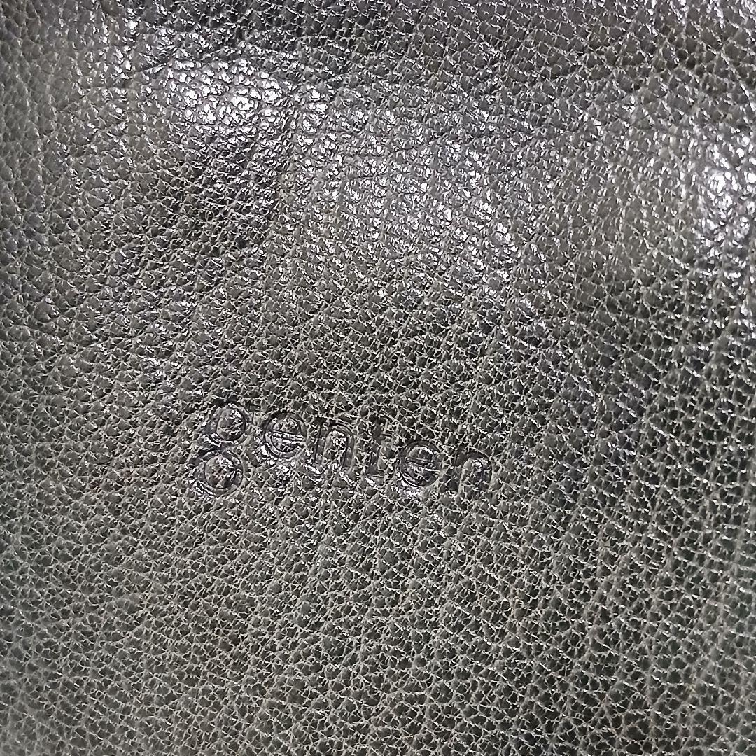 【極美品】genten ゴートヌメ ベーシック ミニトートバッグ ダークグリーン