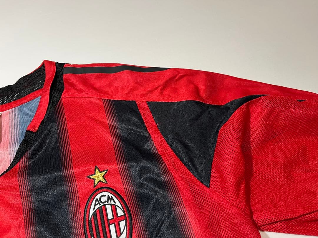 adidas (アディダス) AC Milan 04-05 長袖シャツ Mサイズ