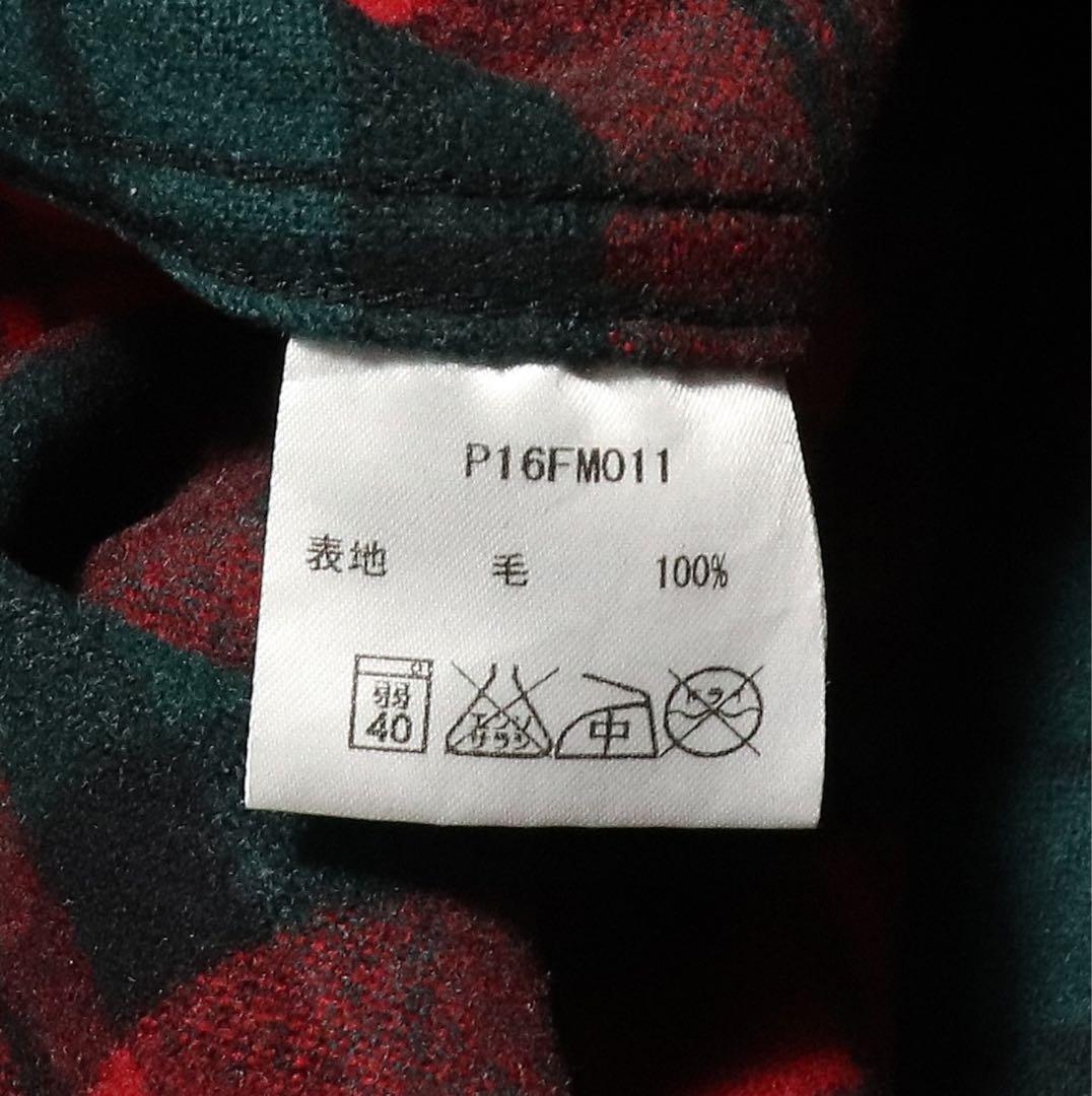 PENDLETON★ボードシャツ★60s 復刻★オープンカラー★ウール★赤 緑