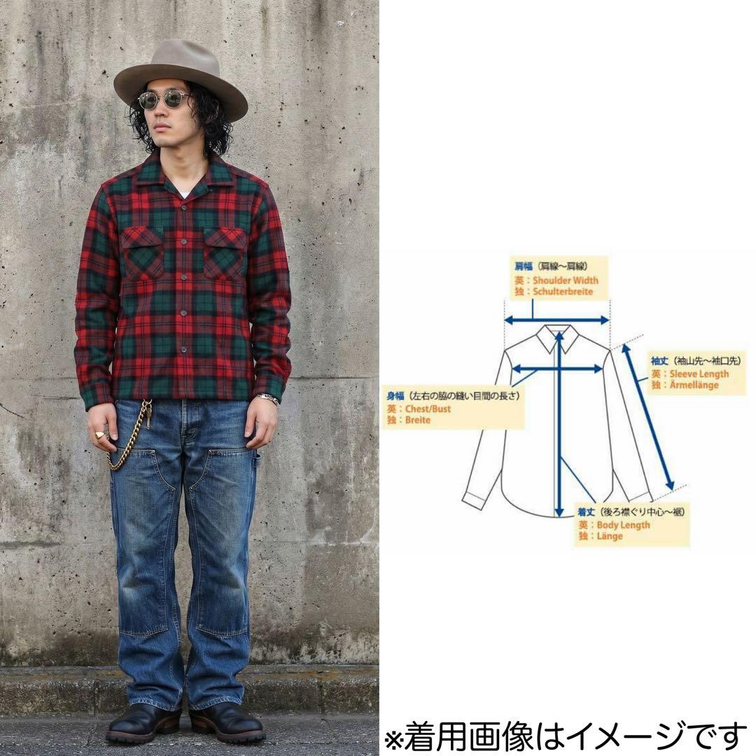 PENDLETON★ボードシャツ★60s 復刻★オープンカラー★ウール★赤 緑