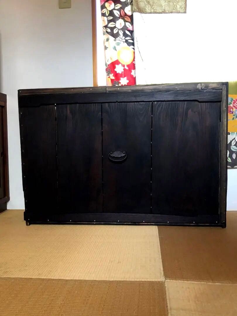 明治〜大正 骨董【職人手製】蕎麦猪口　食器棚 木製棚