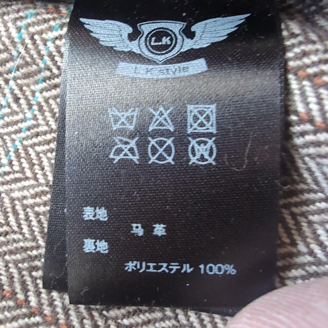 ホースハイドveLuoKIdLY バーガンディ レザーダブルライダース 3XL