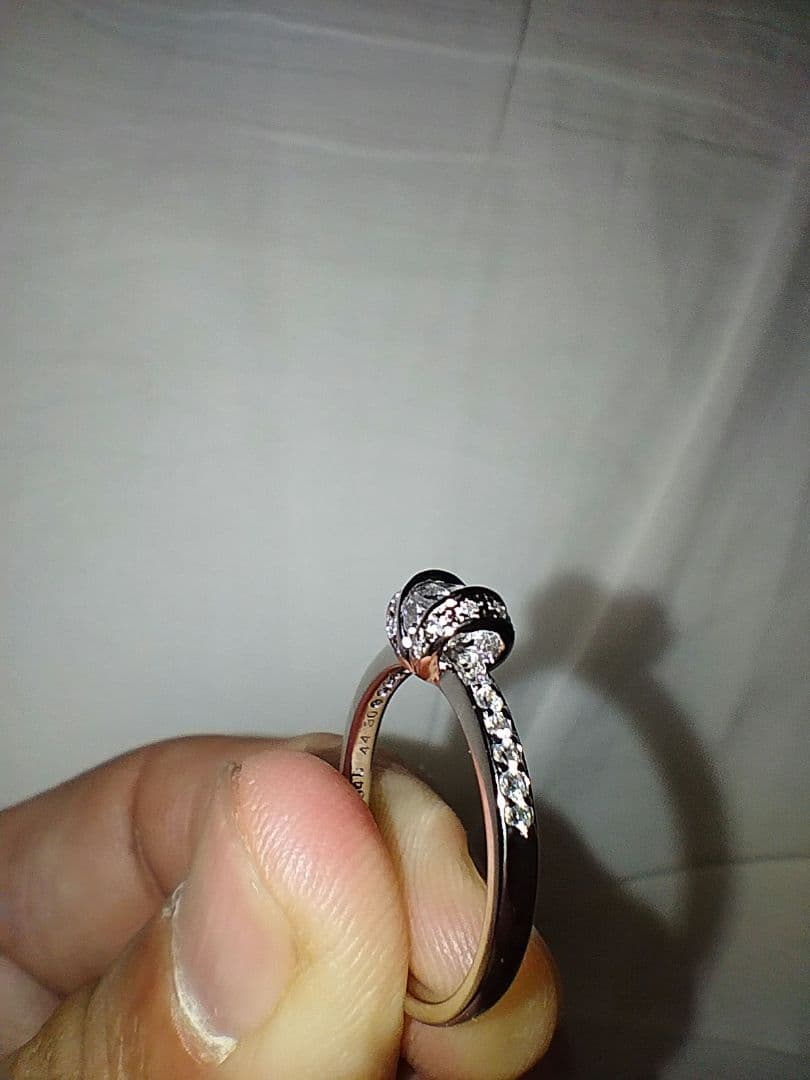 リボン　SILVERリング