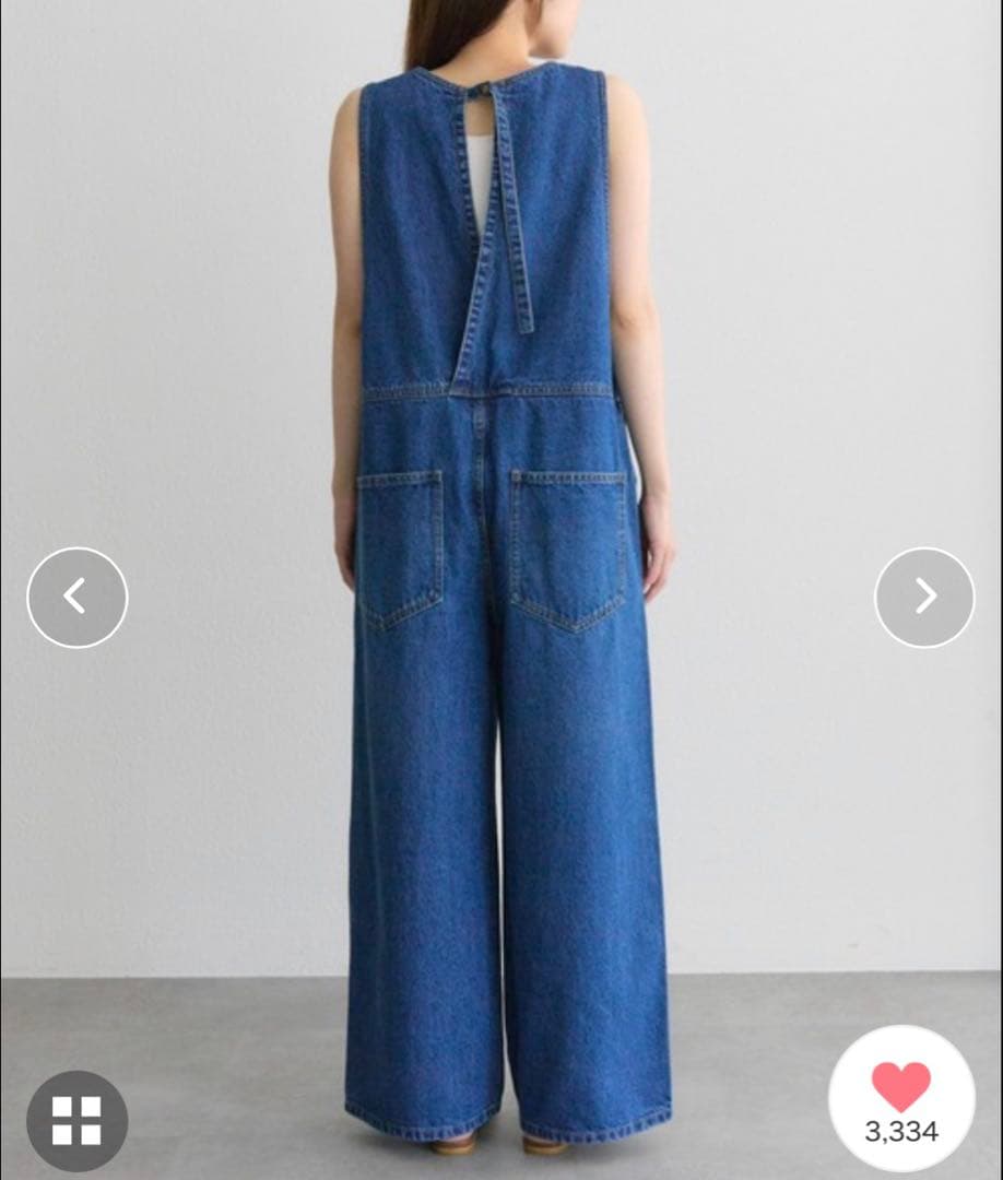 【@kokiminitaコラボ】コーンデニム アメスリサロペット　新品未使用