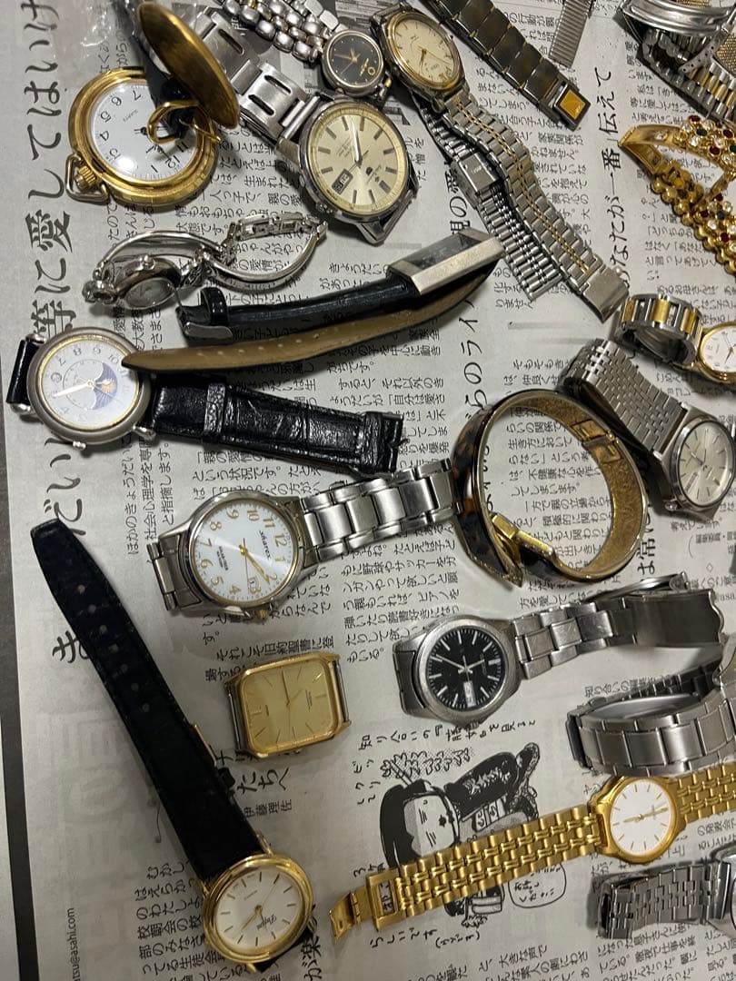 ジャンク時計まとめ売り！６０点以上！