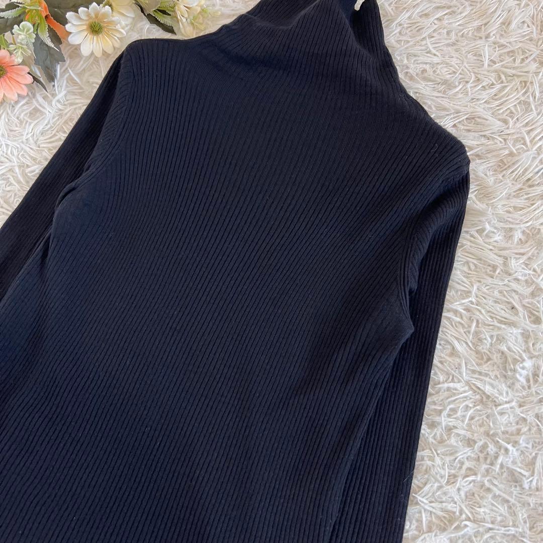 MARGARET HOWELL ジョンスメドレー リブ ハイネック ニット