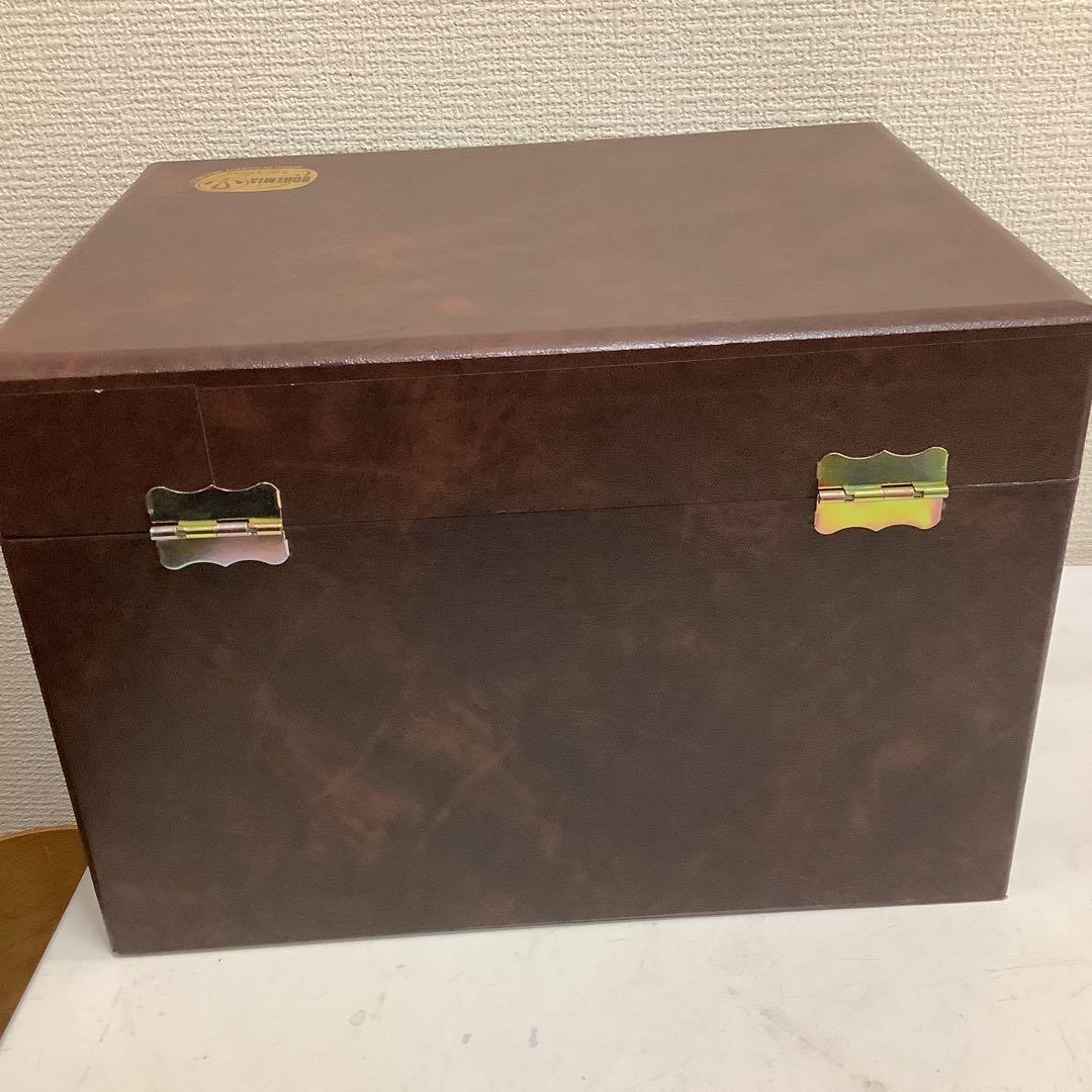 6049⑧★カットクリスタル花瓶 約25cm 高★