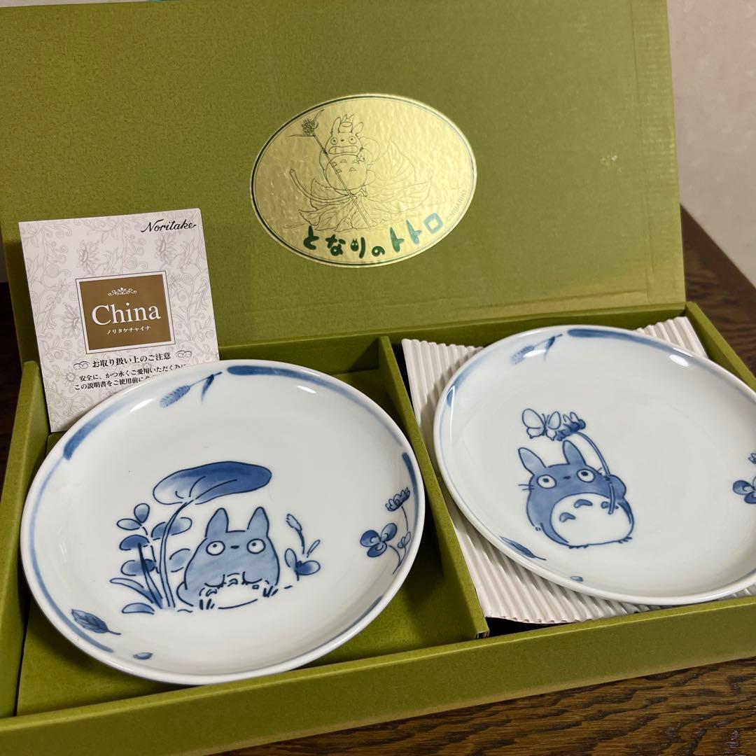 新品未使用　箱入り　トトロ　ノリタケ　スタジオジブリ　銘々皿　5枚　二馬力　取皿