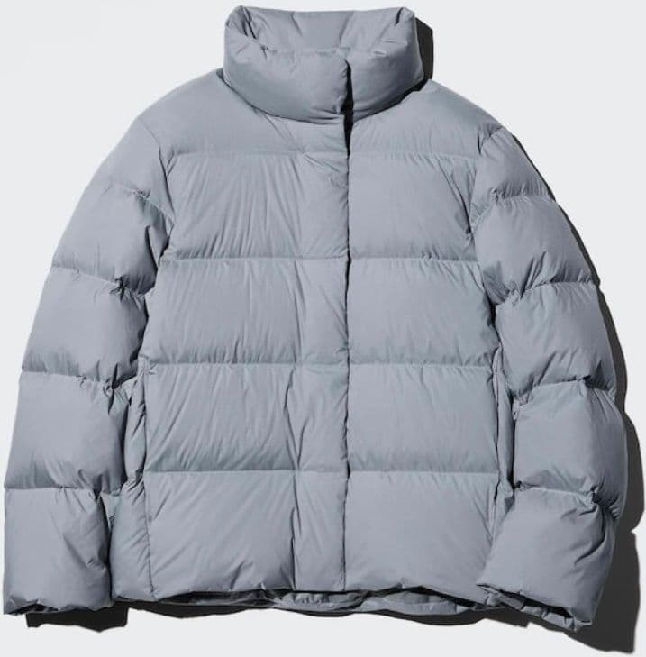 【新品未使用】UNIQLO パウダーソフトダウンジャケット　ブルー　XL