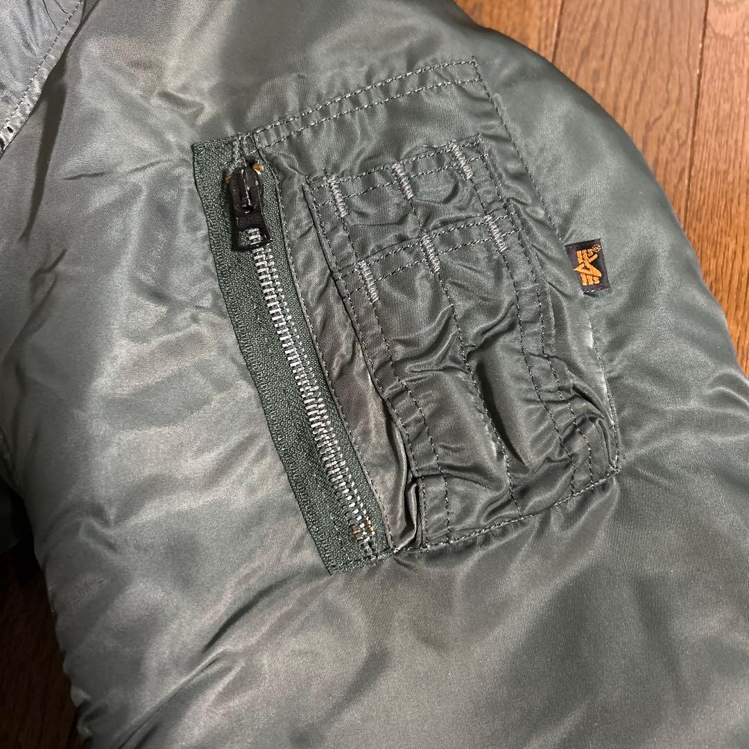 希少90s アルファインダストリーズ MA-1 USA製 美品