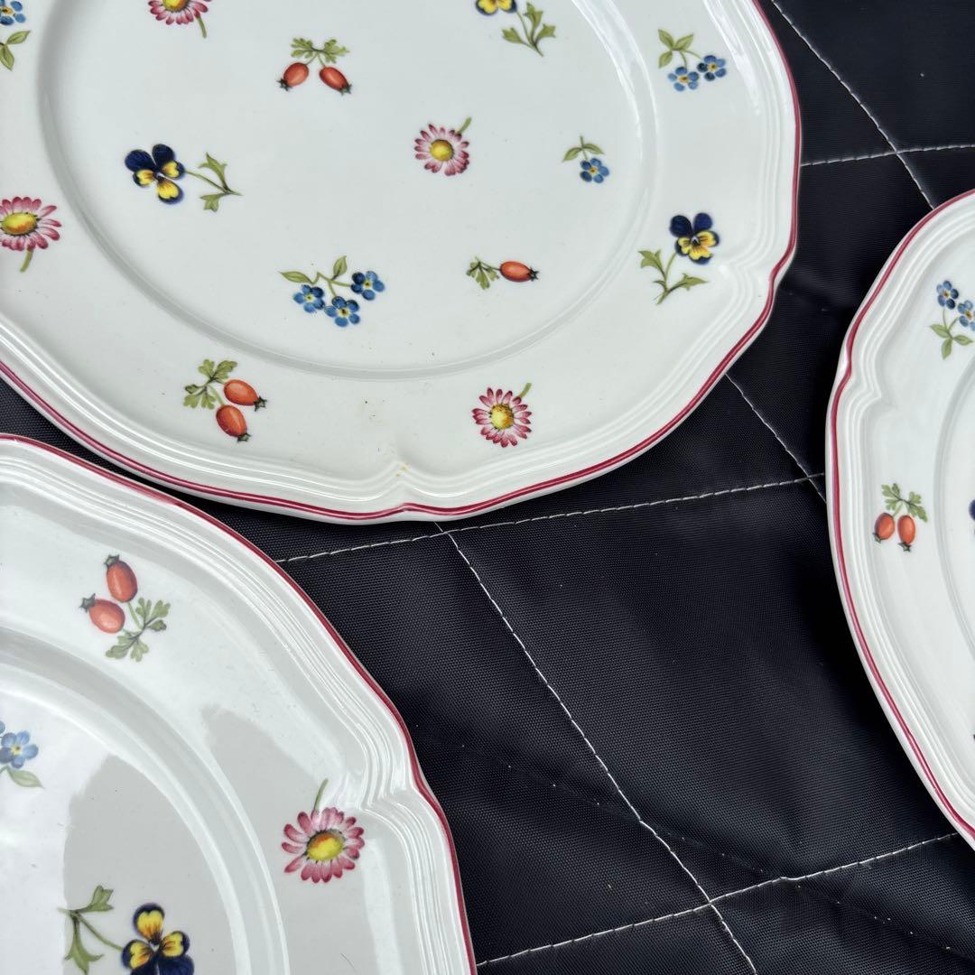 ViIIeroy&Boch ビレロイ&ボッホ　プチ　フルール　6枚　約21Cm