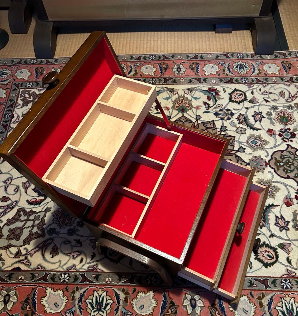 最終価格　木製　宝石箱　アクセサリー入レ　美品