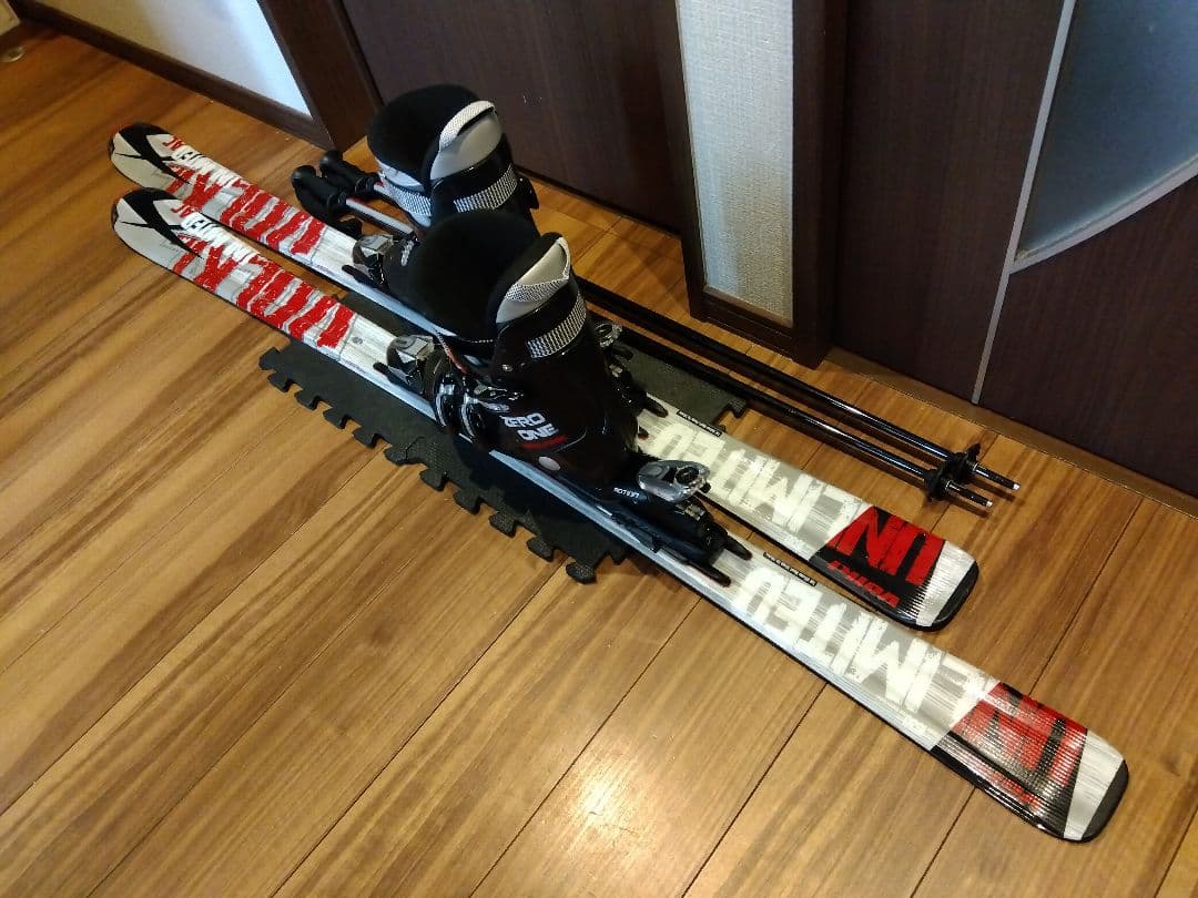 美品【ハイエンド】VOLKL 166/男女兼用/スキーセット・メンテ・WAX済✔