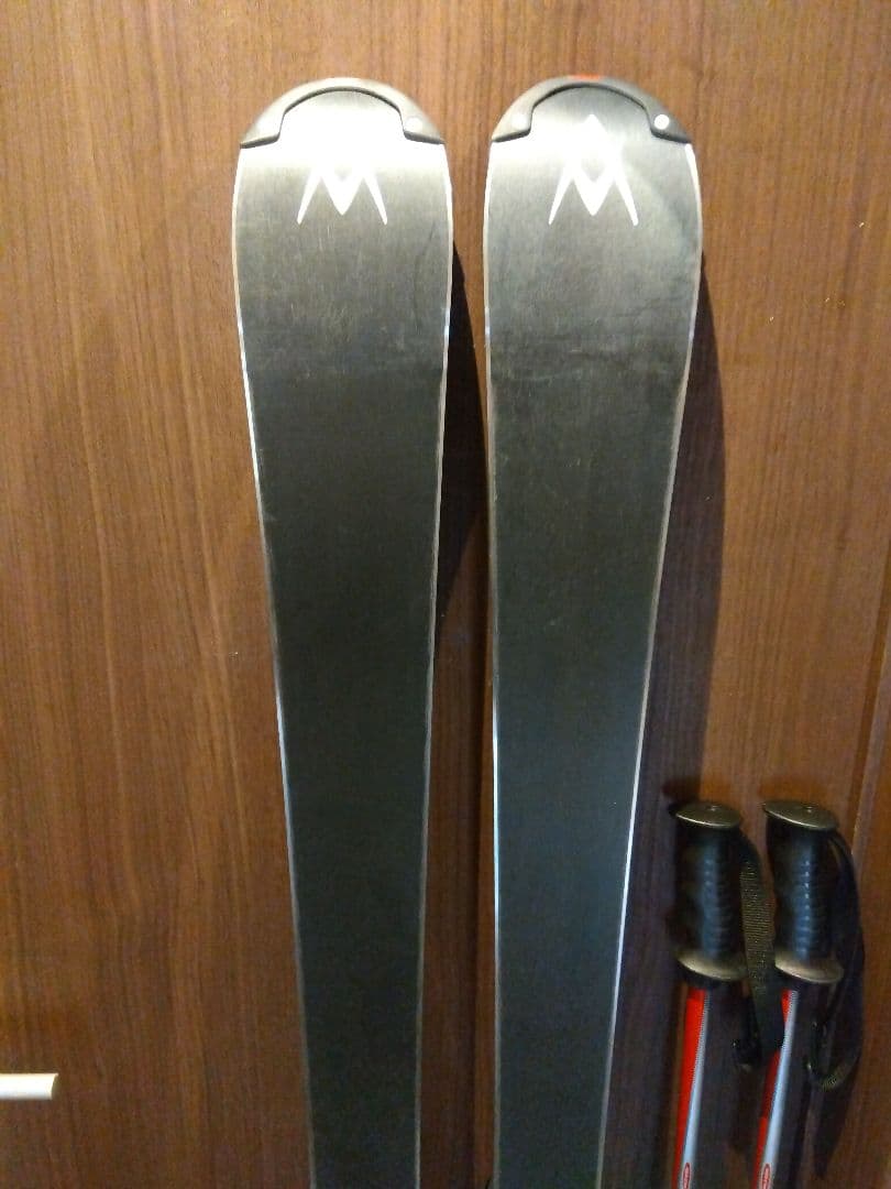 美品【ハイエンド】VOLKL 166/男女兼用/スキーセット・メンテ・WAX済✔