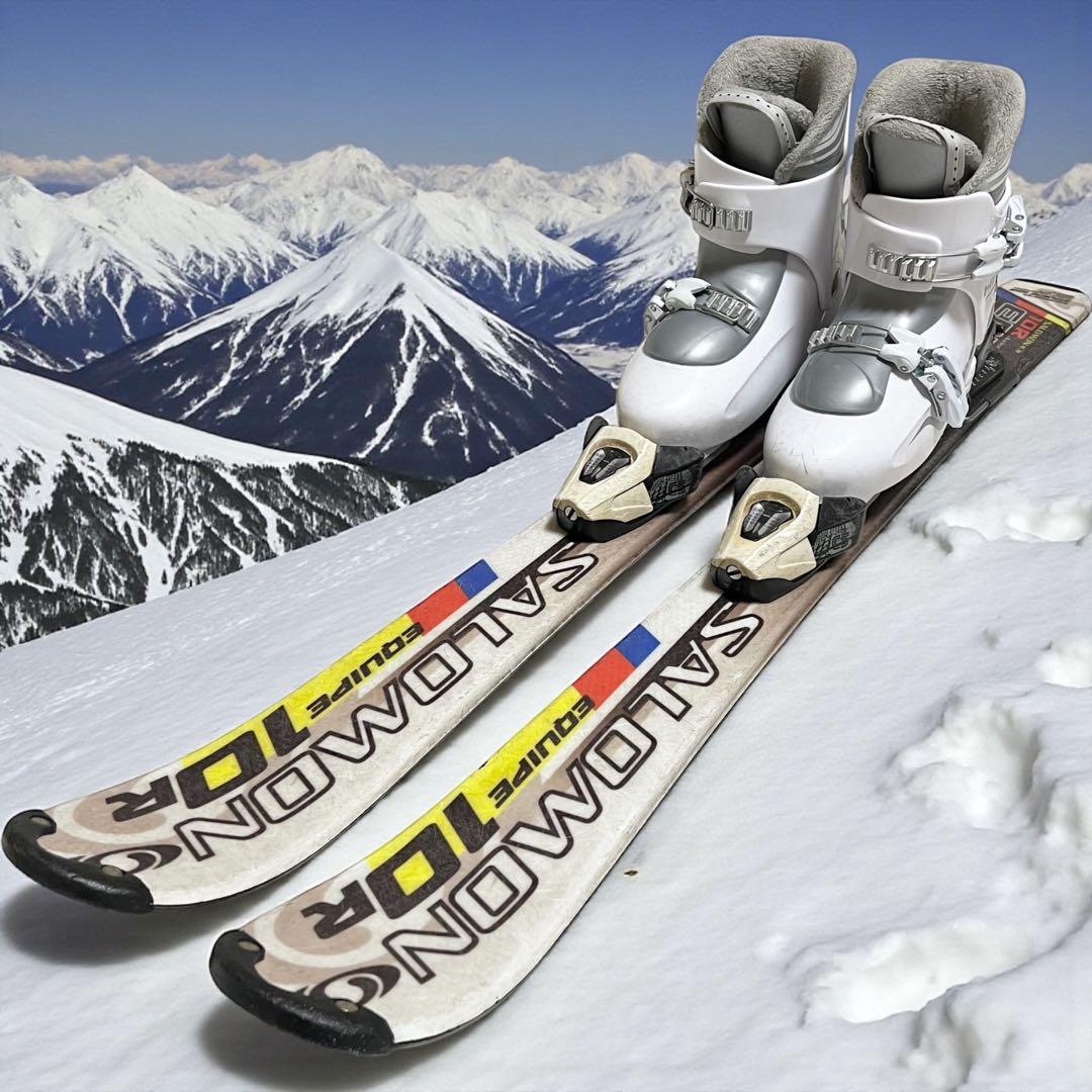 ジュニアスキー　ブーツ　セット EQUIPE 10R 100 SALOMON