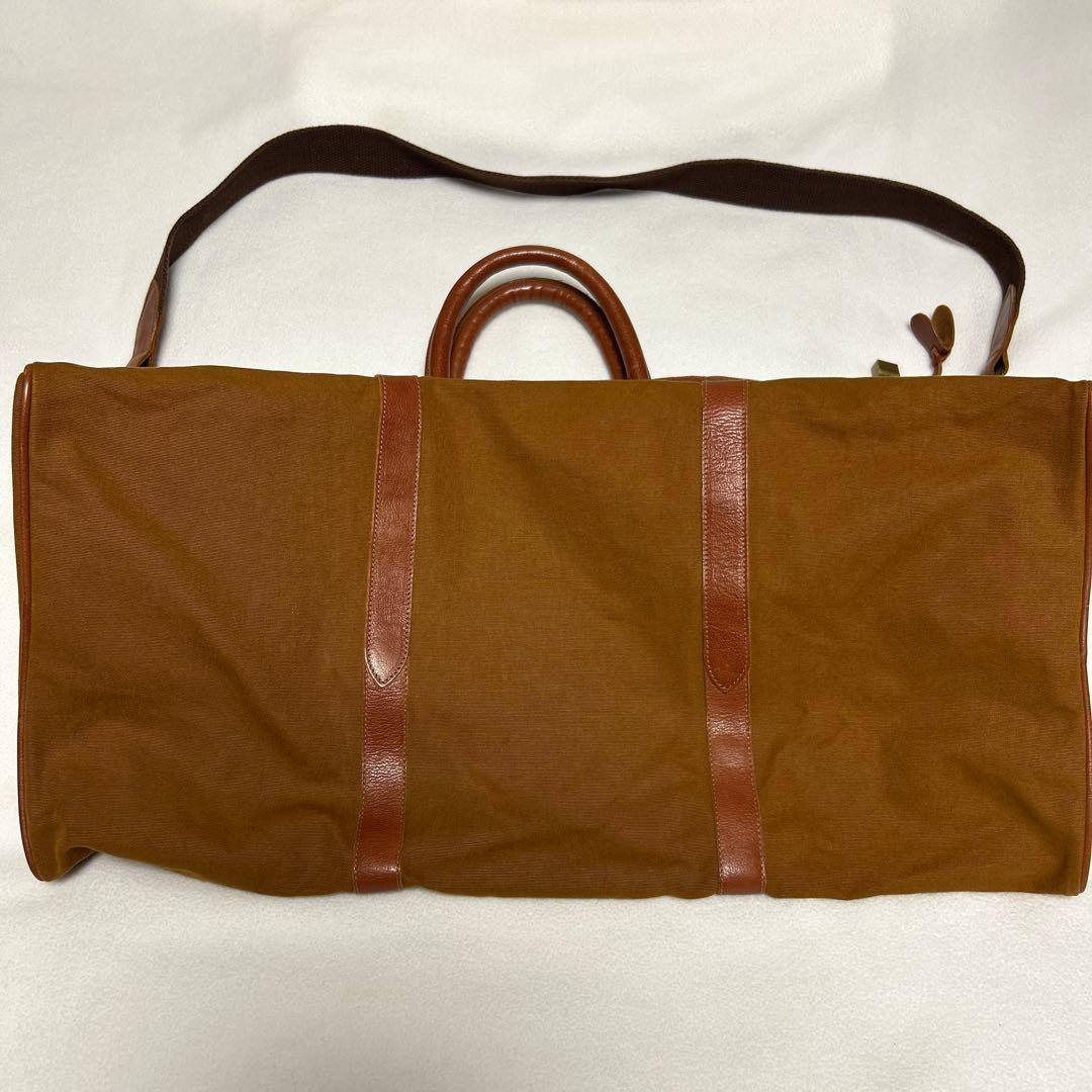 IL BISONTE ボストンバッグ ブラウン キャンバス