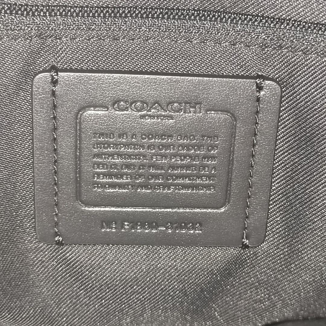未使用に近い　COACH　ミニリュック　バックパック　ターンロック　シボ