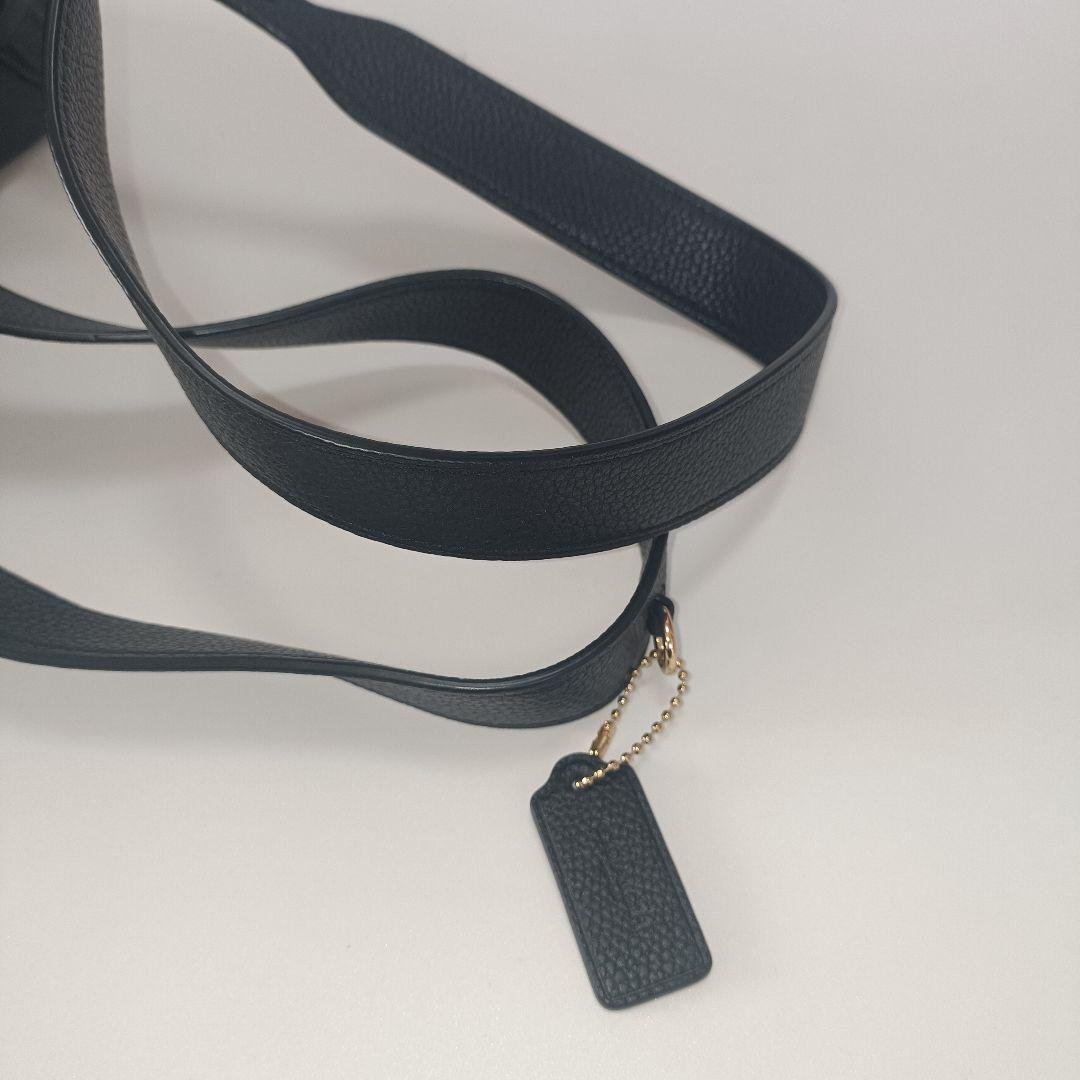 未使用に近い　COACH　ミニリュック　バックパック　ターンロック　シボ