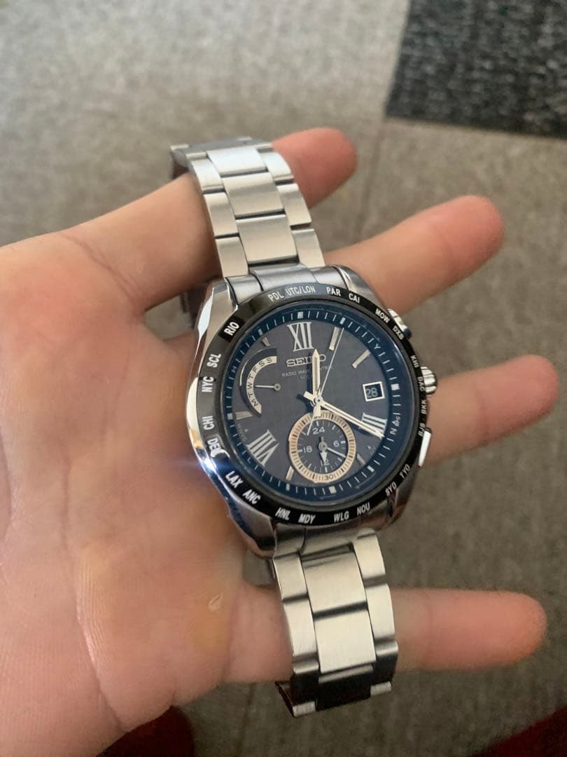 Akセイコー　ブライツ　ワールドタイム　8B54-0AE0