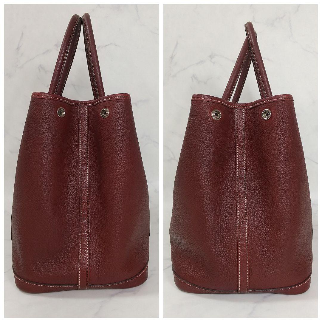 HERMES　ガーデンパーティ　ネゴンダPM　ルージュアッシュ　□K刻印