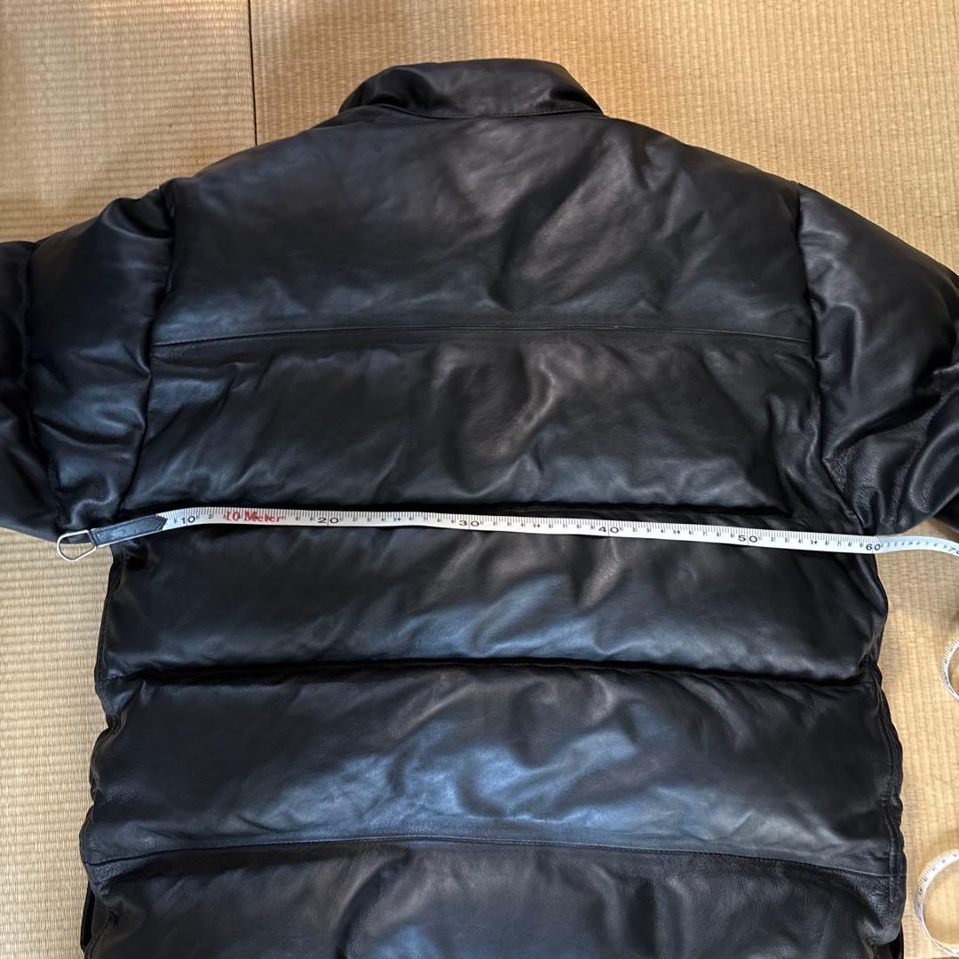 BEAMS Sheep skin レザーダウンジャケット