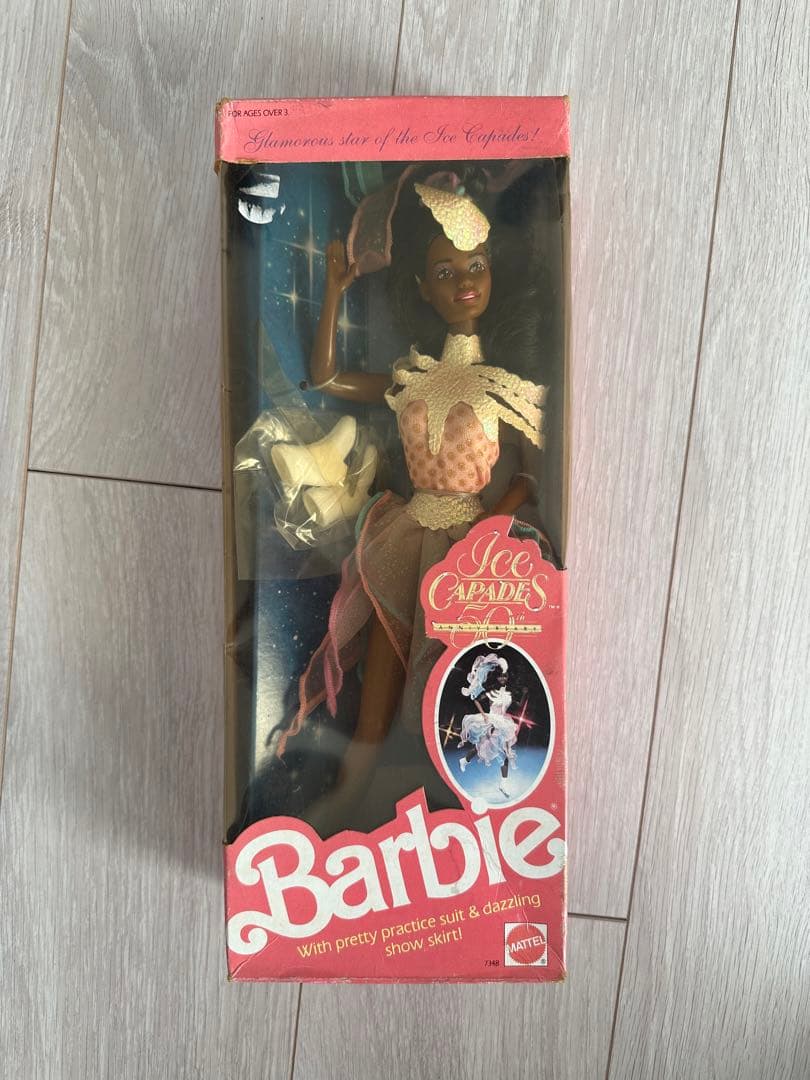 1989年バービーBarbie ヴィンテージ 黒人ブラック　フィギュアスケート