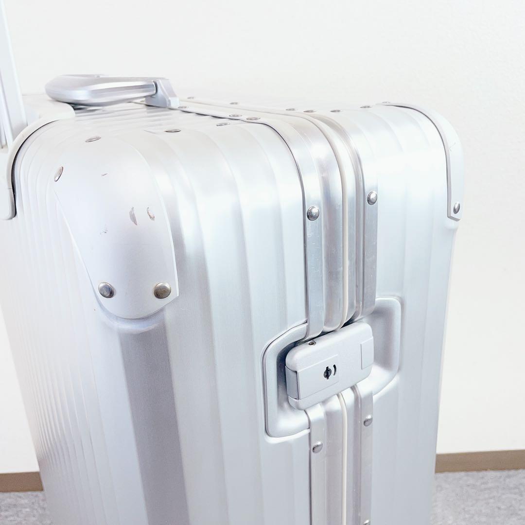 RIMOWA TOPAS 932.77 104L 青ロゴ アルミ スーツケース