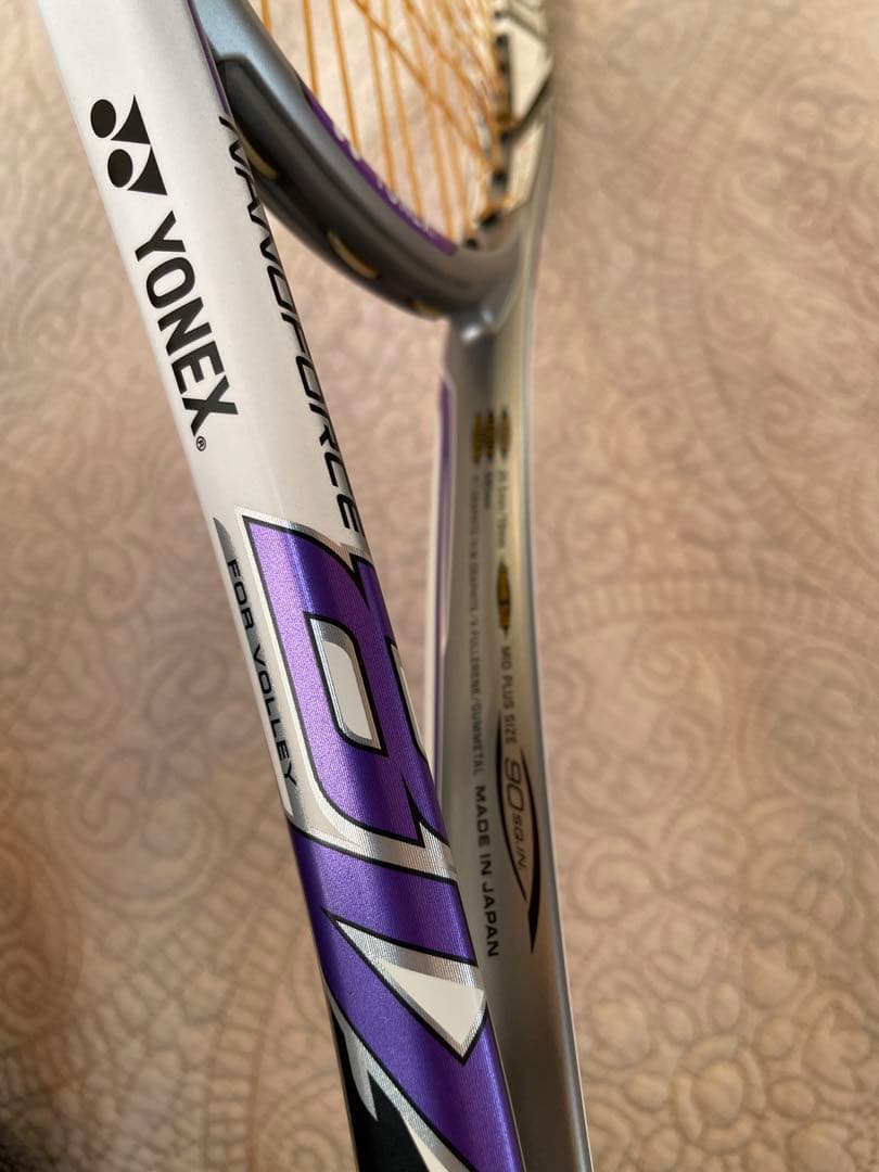 【廃盤レア美品】YONEX NANOFORCE 8V ソフトテニスラケット 紫