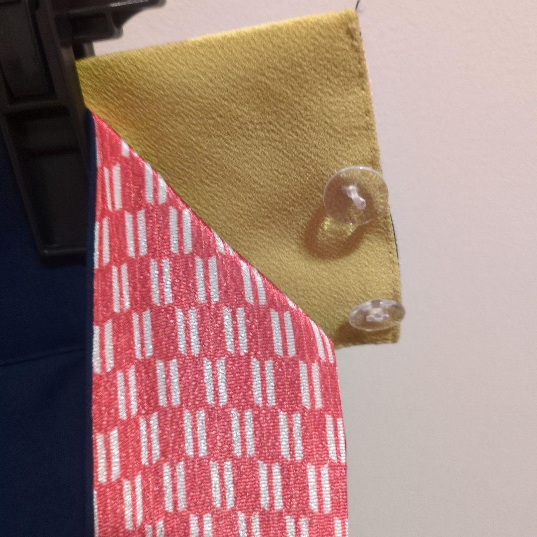 小学生 卒業 袴 Мサイズ ブルー×ネイビー