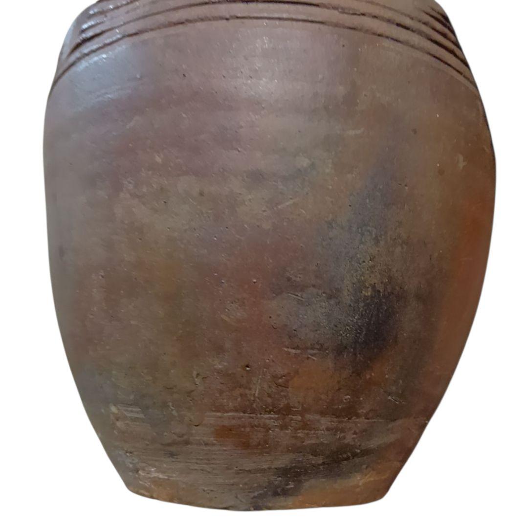 骨董品　陶器　花瓶　共箱付き　レトロ　江戸時代後期の壺　茶道具　花入　極美品‼️