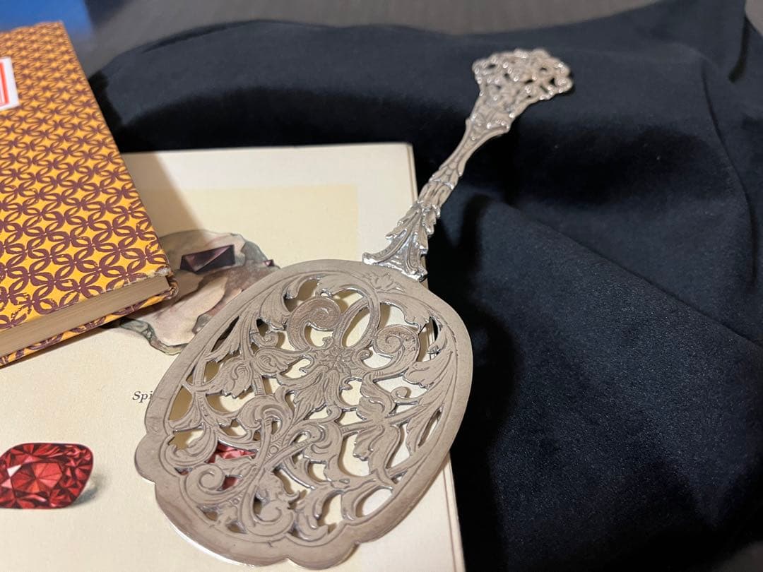 純銀 CWケーキサーバー アンティーク ドイツ