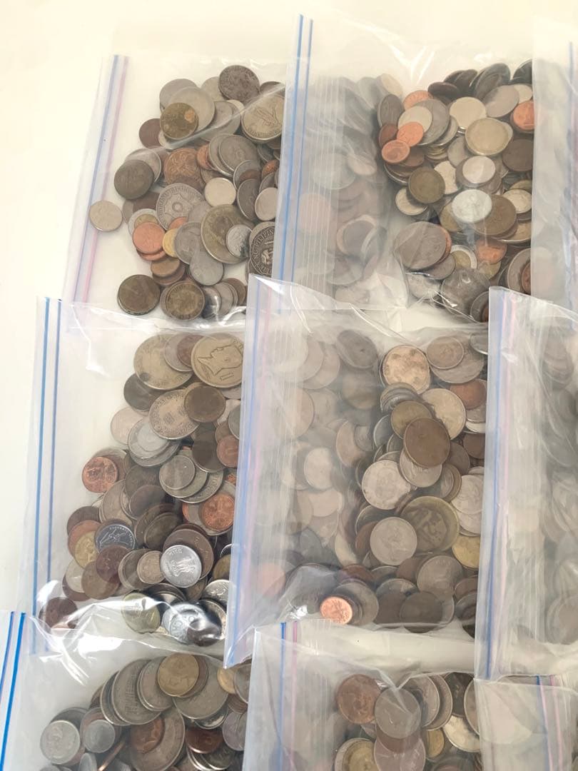 外国　約10キロまとめ　※おまけで旭日銀貨