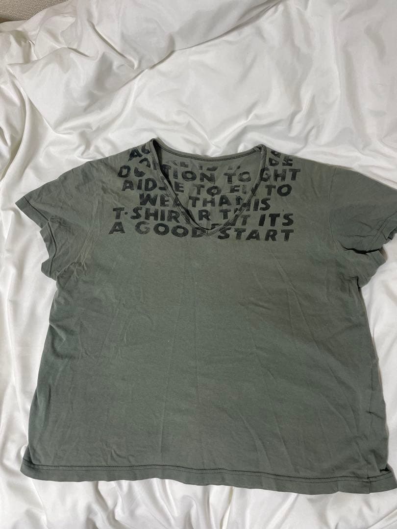 マルジェラ エイズT カーキ L ユニセックス