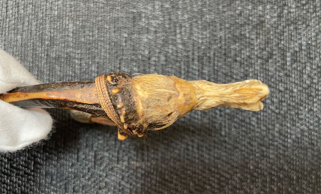 龍　根付　天然素材　縁起物　時代物　古美術品 繊細彫刻　レア　アンティーク