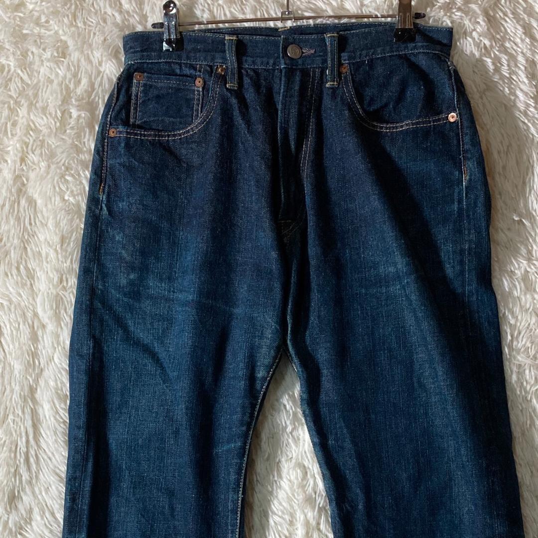 美品 45RPM 濃紺 デニムパンツ 31インチ 日本製 インディゴ