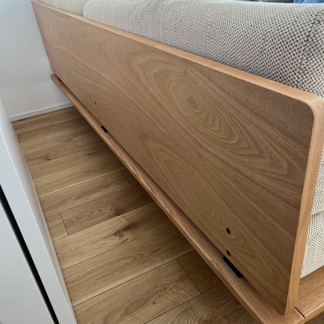 無印良品 木製ベッドフレーム用クッションパーツのみ ソファベッド セミシングル