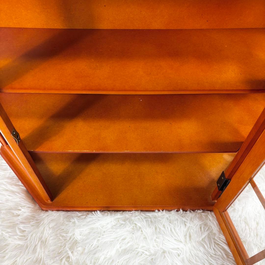 『送料無料』木製キャビネット カントリー調　コレクションケース マルト