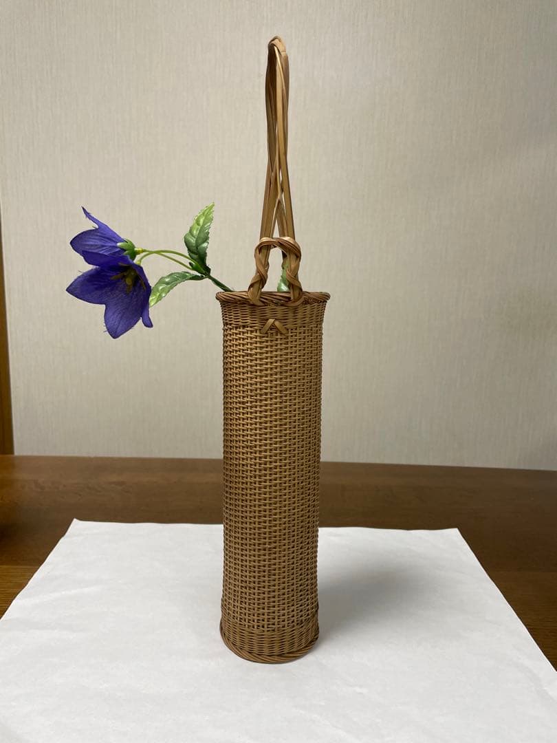 ❣️手付き 花入れ 置き籠 茶の湯　茶道　華道　古道具花篭　竹籠　花器