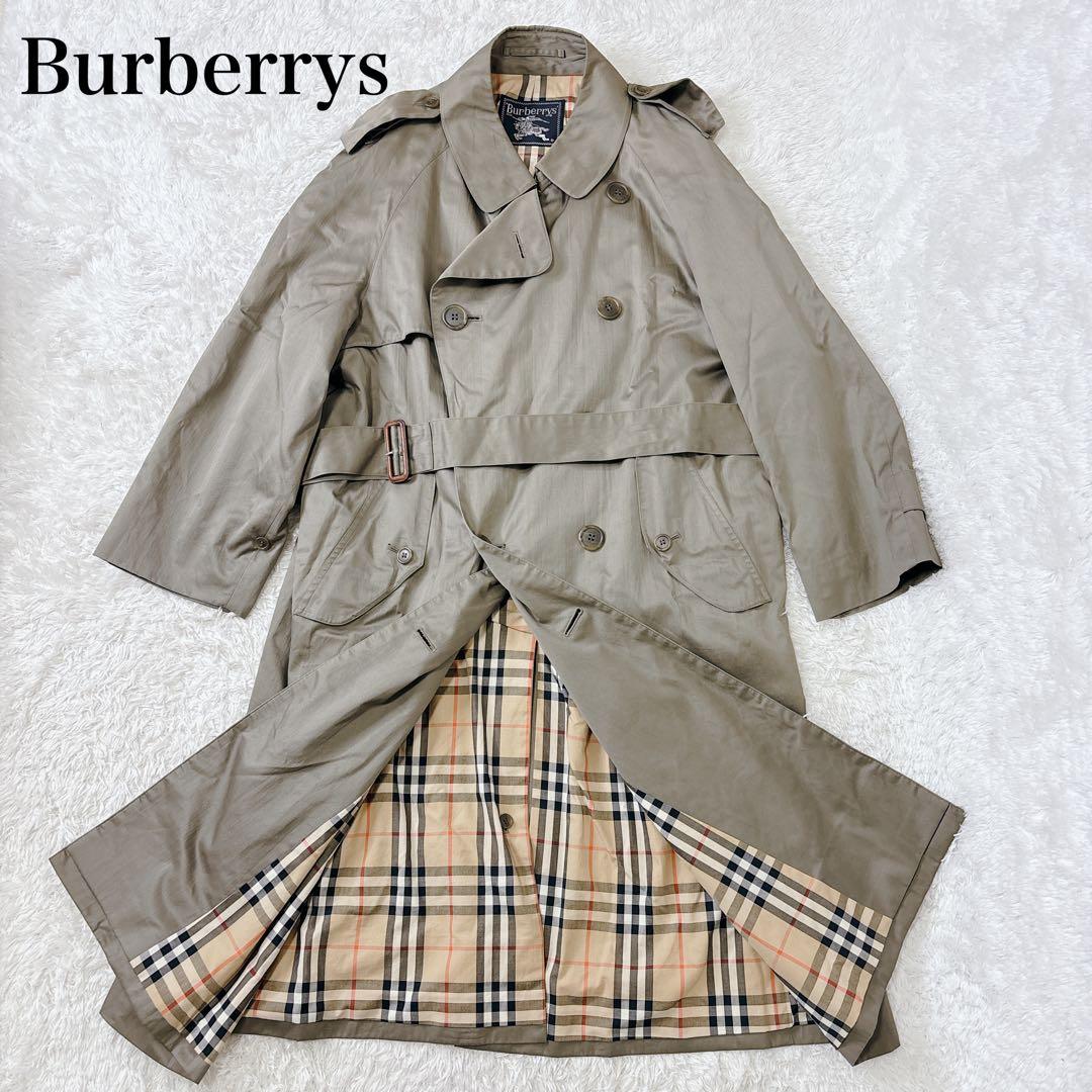 Burberrys トレンチコート　ノバチェック　ベルト付き　ロング丈　M