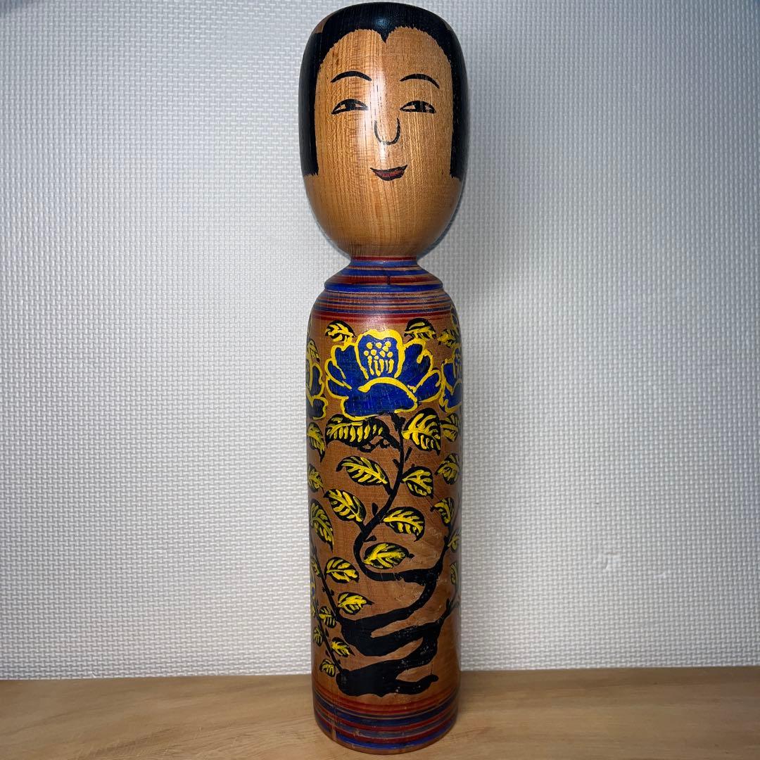 紫色椿花模様　⭕️小椋久太郎　名工　超希少　88歳