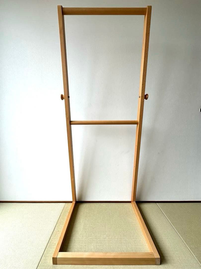 無印良品 ブナ材 こどもハンガーラック 木製ラック