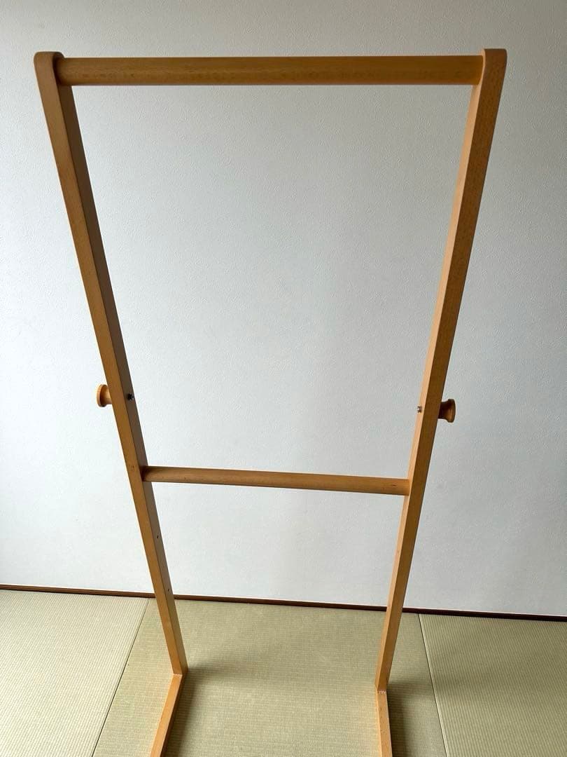 無印良品 ブナ材 こどもハンガーラック 木製ラック