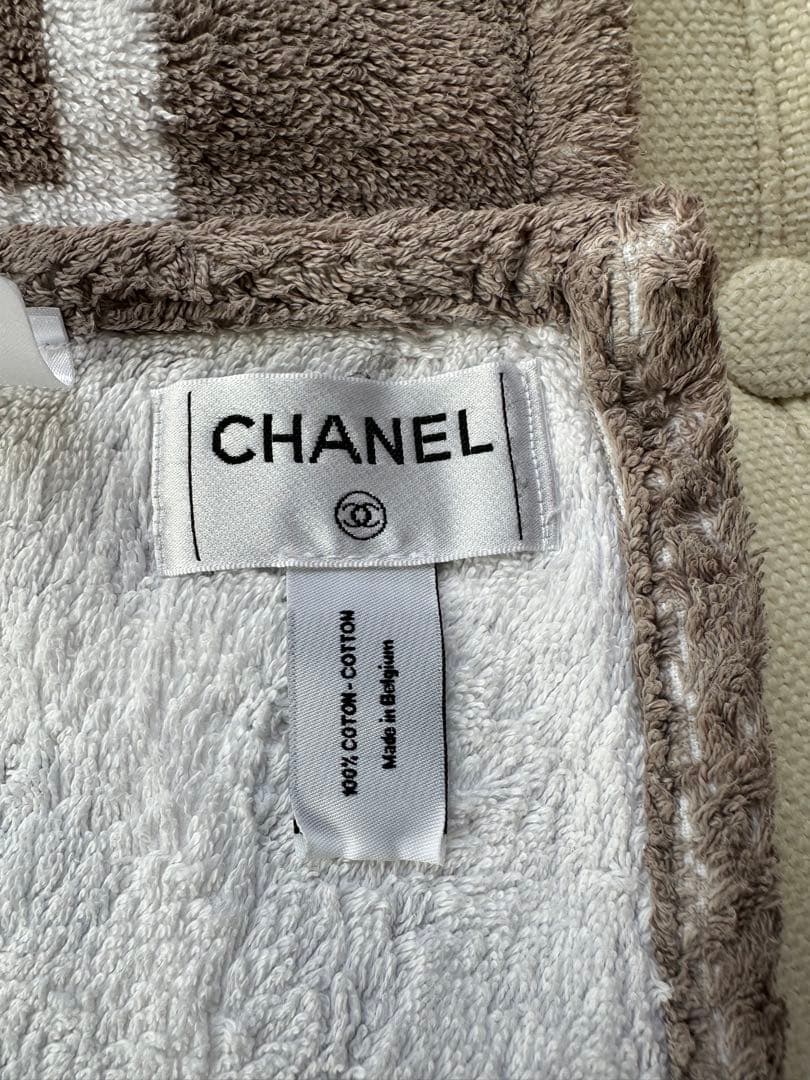 CHANEL♡CCロゴ ビーチタオル　タオルケット