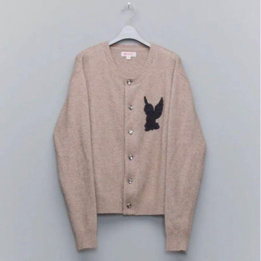 トップス MASU 24AW ANGEL EMBPOIDERED CARDIGAN 44