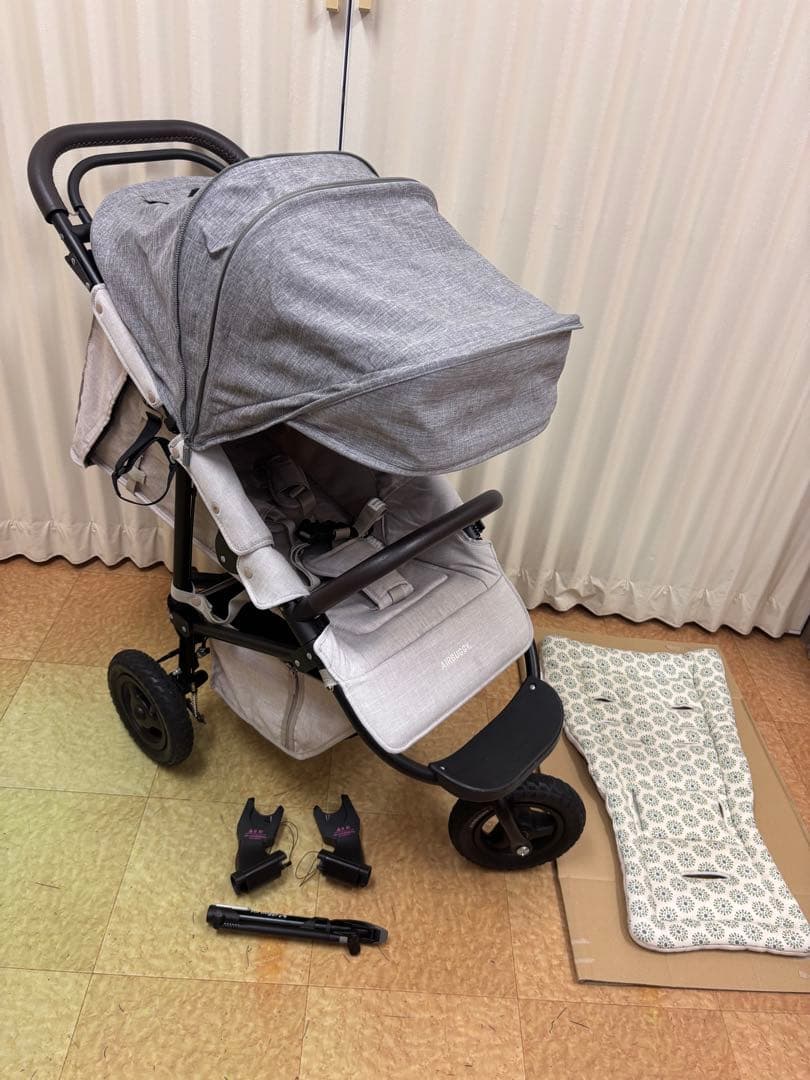 クリーニング済　☆綺麗☆　エアバギー　ココプレミア　フロムバース　アースグレー