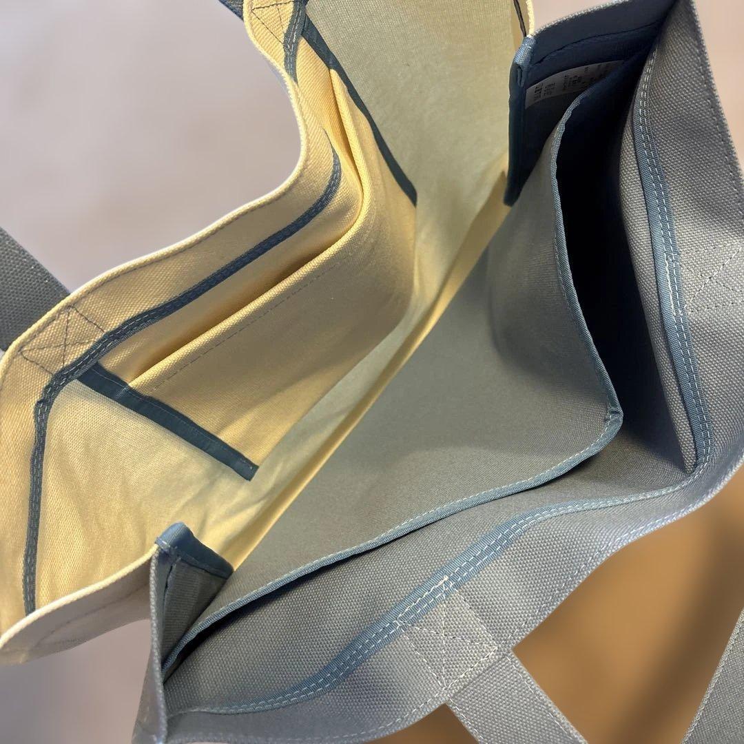 未使用★familiar ファミリア トートバッグ 推し活 水色 ママバッグ